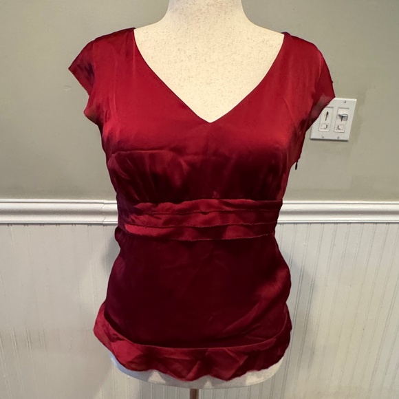 Ann Taylor LOFT V-neck blouse - Picture 2 of 7